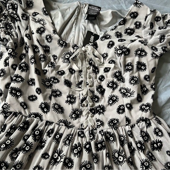 Her Universe Studio Ghibli My Neighbor Totoro Soot Sprites Tulle Dress NWT - Picture 6 of 8